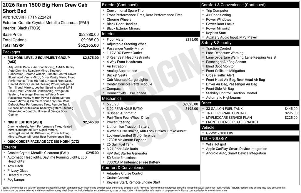 Thumbnail: 2026 RAM 1500 - 7