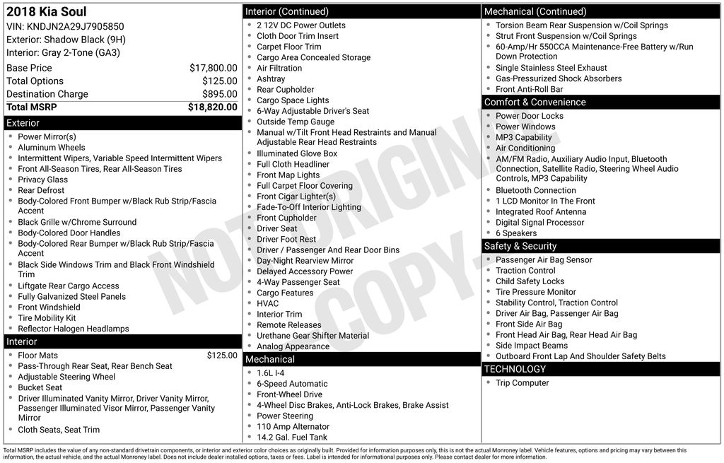 Thumbnail: 2018 Kia Soul - 7
