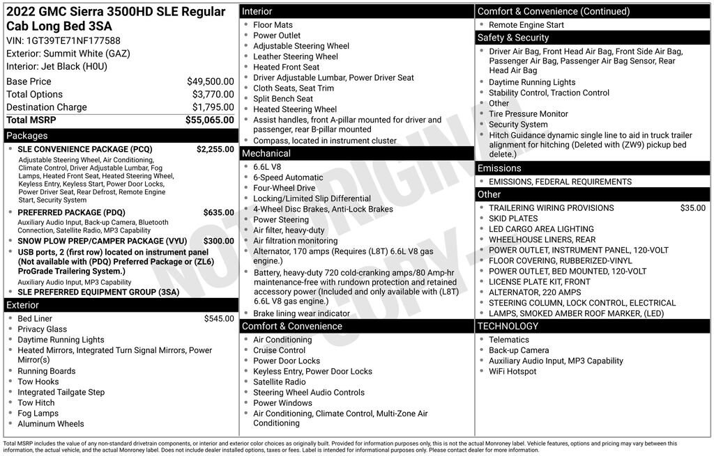 Thumbnail: 2022 GMC Sierra 3500 - 7