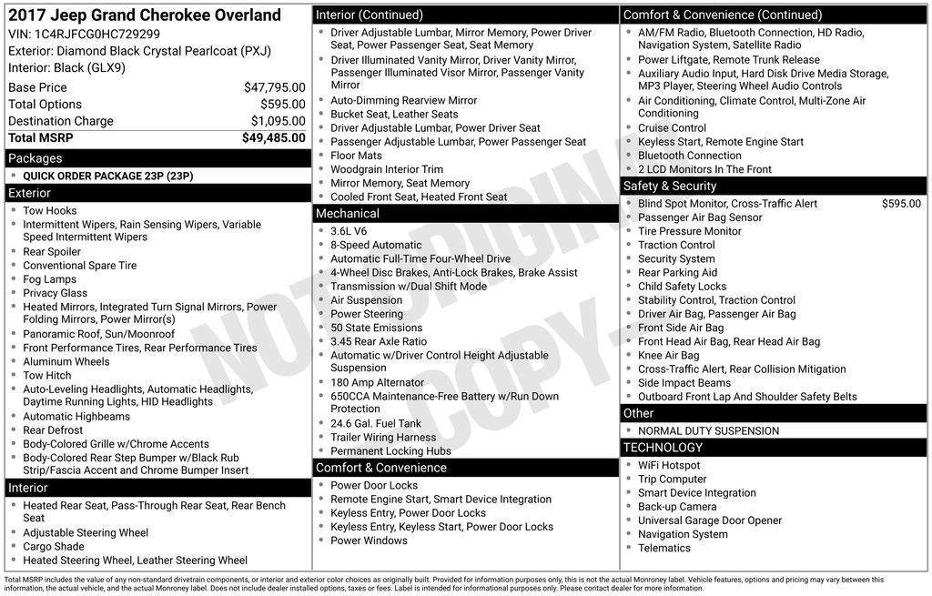 Thumbnail: 2017 Jeep Grand Cherokee - 7