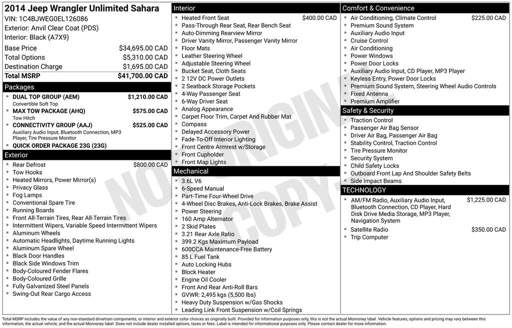 Thumbnail: 2014 Jeep Wrangler - 7