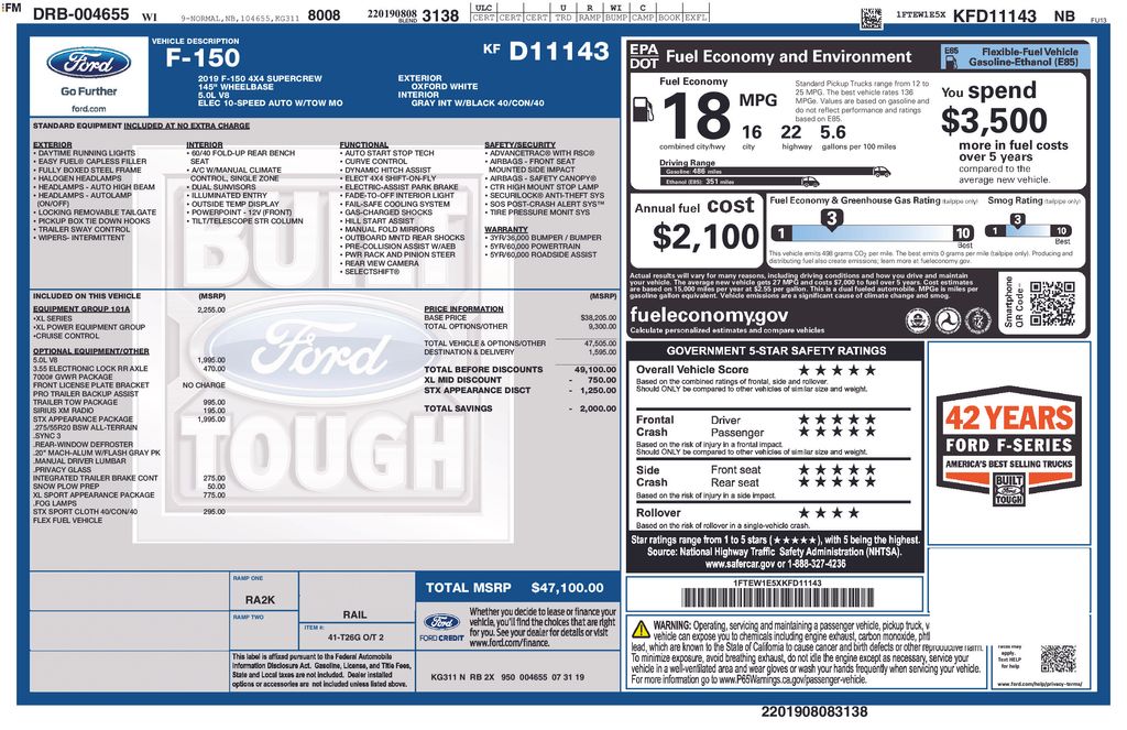 Thumbnail: 2019 Ford F-150 - 7