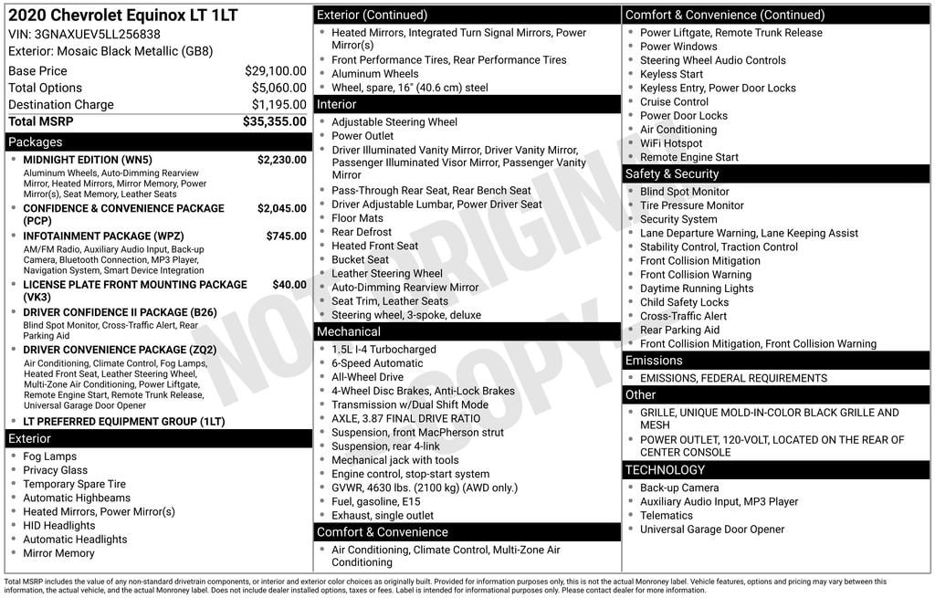 Thumbnail: 2020 Chevrolet Equinox - 7
