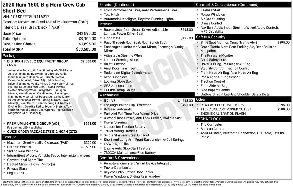 Thumbnail: 2020 RAM 1500 - 7