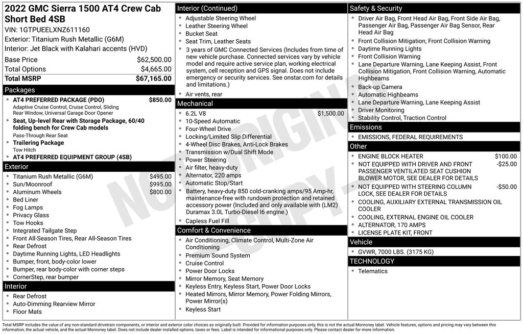 Thumbnail: 2022 GMC Sierra 1500 - 7