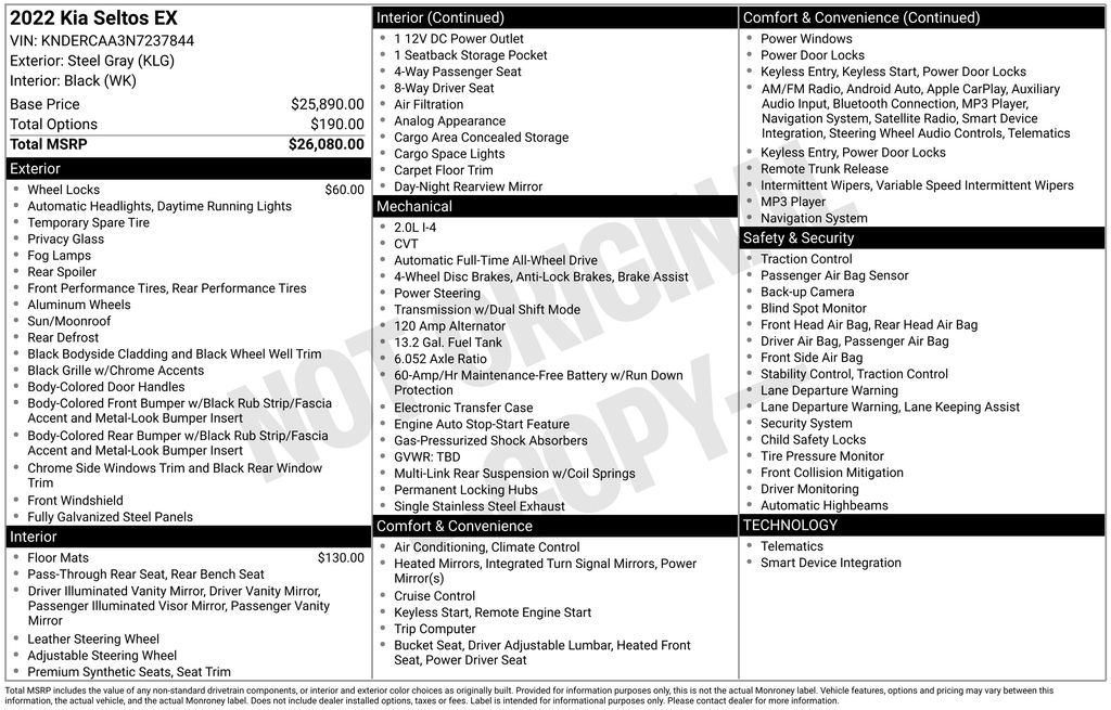 Thumbnail: 2022 Kia Seltos - 7