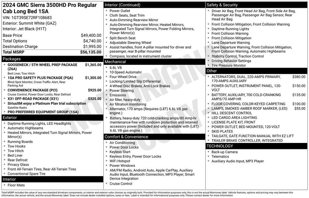 Thumbnail: 2024 GMC Sierra 3500 - 7