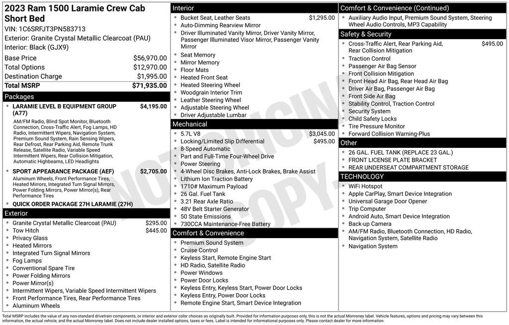 Thumbnail: 2023 RAM 1500 - 7