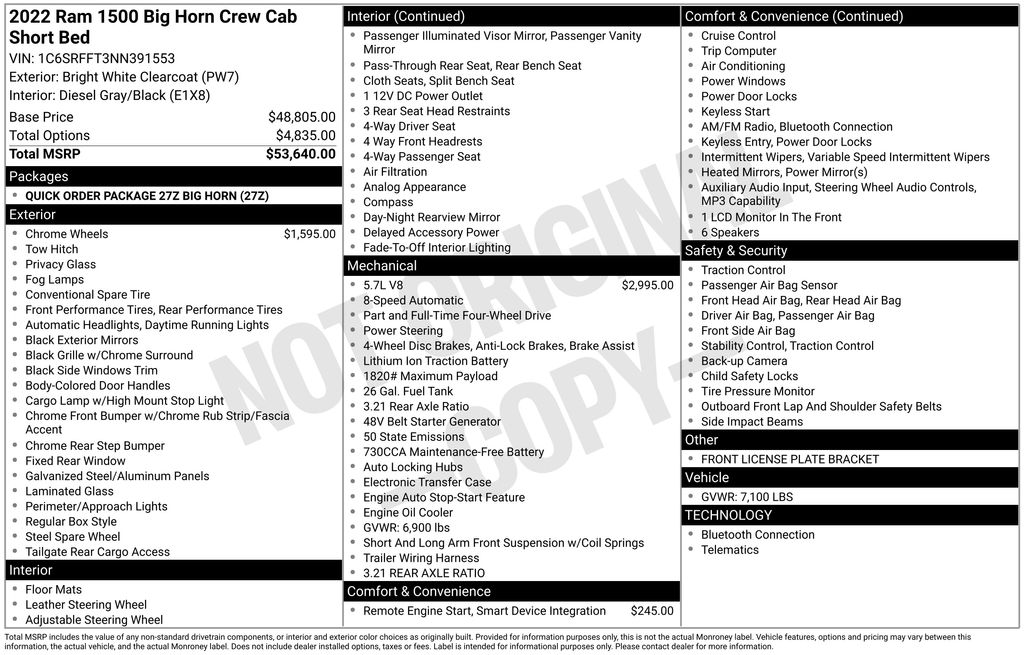 Thumbnail: 2022 RAM 1500 - 7