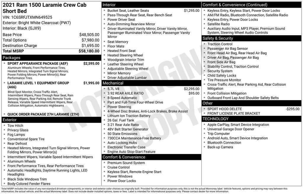 Thumbnail: 2021 RAM 1500 - 7