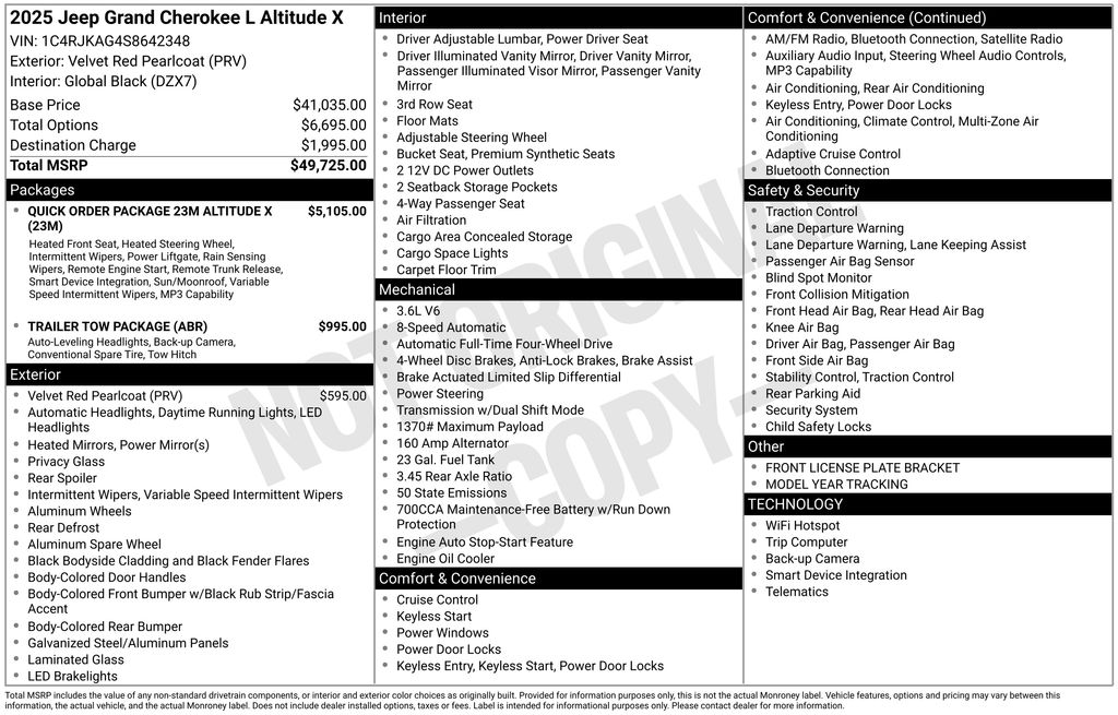 Thumbnail: 2025 Jeep Grand Cherokee L - 7