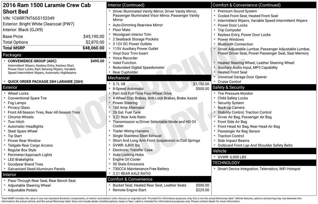 Thumbnail: 2016 RAM 1500 - 7