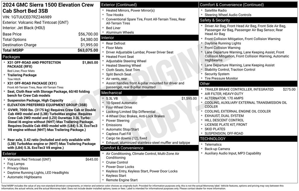 Thumbnail: 2024 GMC Sierra 1500 - 7