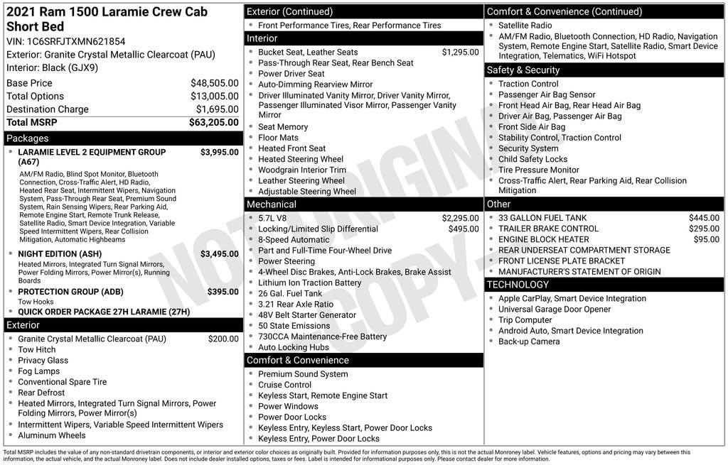 Thumbnail: 2021 RAM 1500 - 7