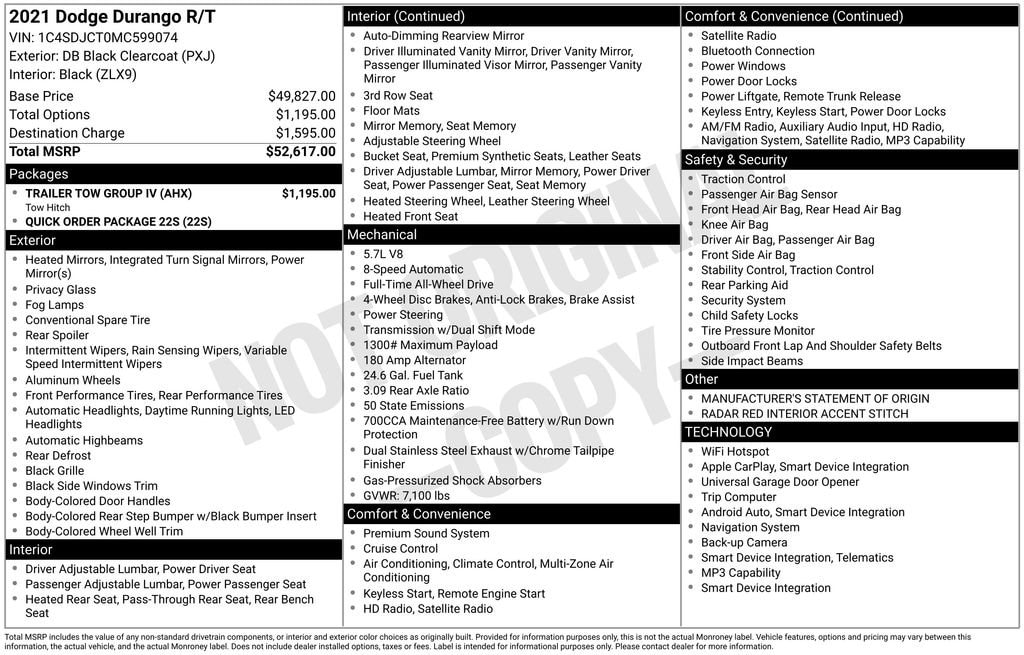 Thumbnail: 2021 Dodge Durango - 7