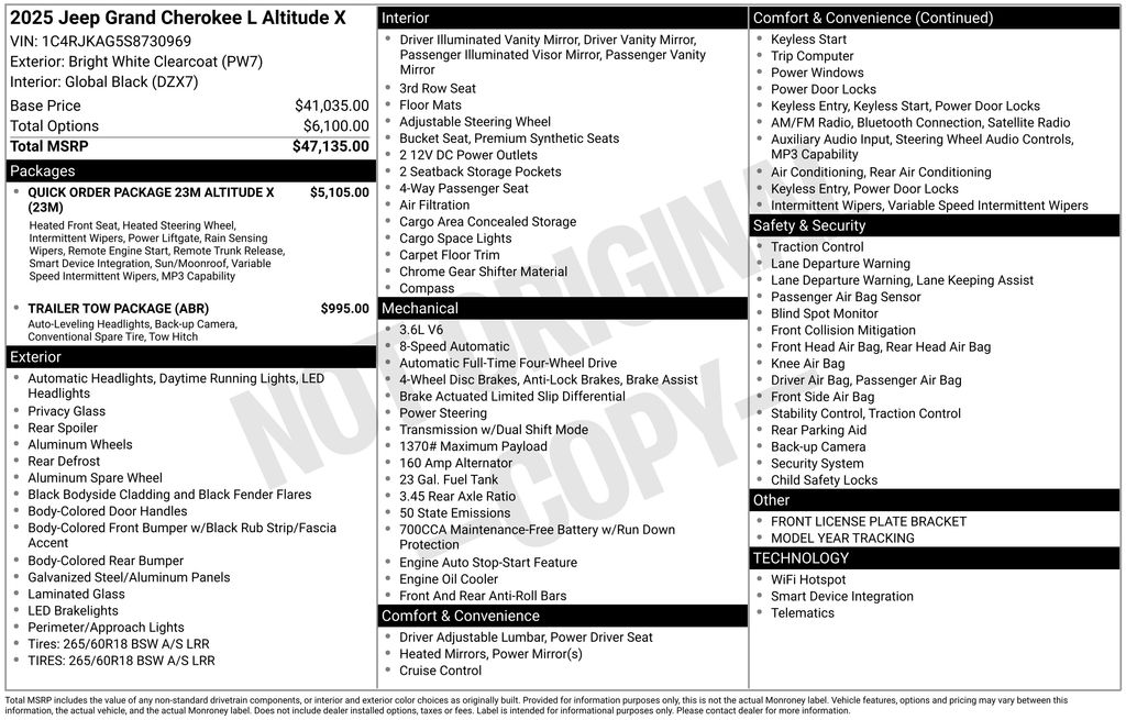 Thumbnail: 2025 Jeep Grand Cherokee L - 7