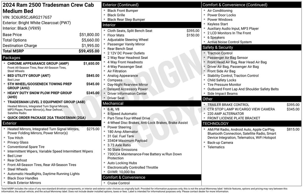 Thumbnail: 2024 RAM 2500 - 7