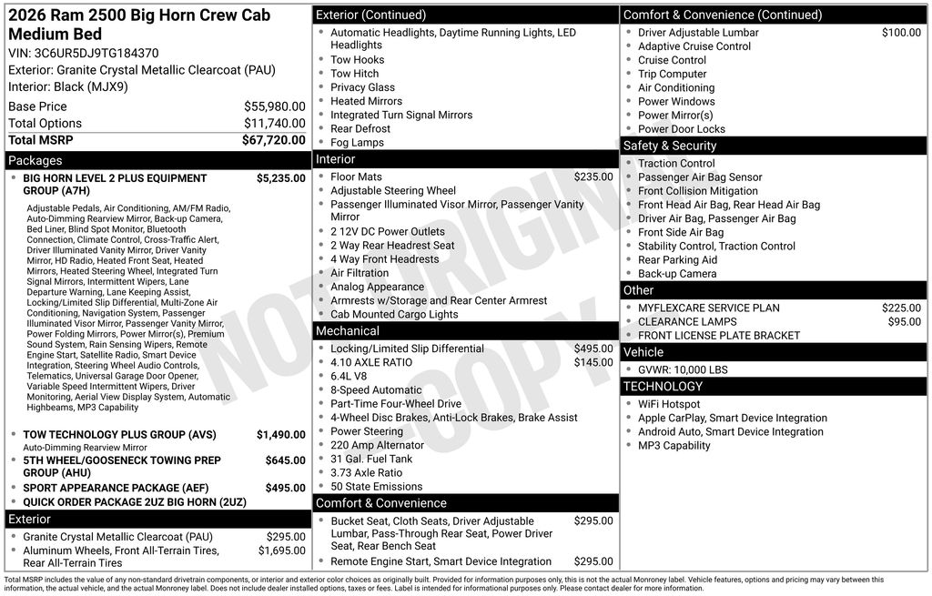 Thumbnail: 2026 RAM 2500 - 7