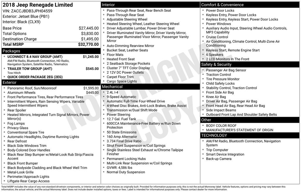 Thumbnail: 2018 Jeep Renegade - 7