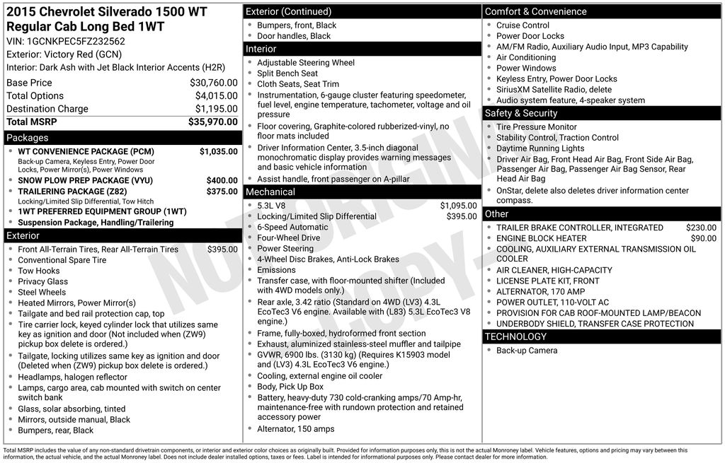 Thumbnail: 2015 Chevrolet Silverado 1500 - 7