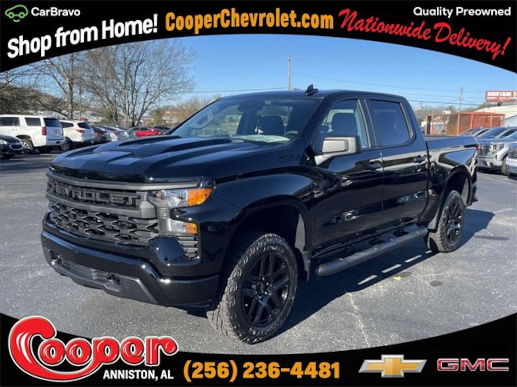 New 2026 Chevrolet Silverado 1500 Custom Trail Boss Truck Crew Cab