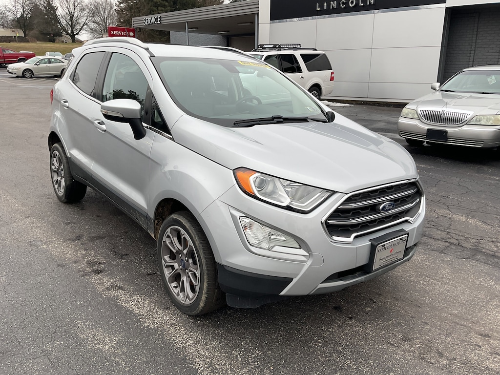 Used 2021 Ford EcoSport Titanium with Navigation and Heated Leather and St Titanium 4WD