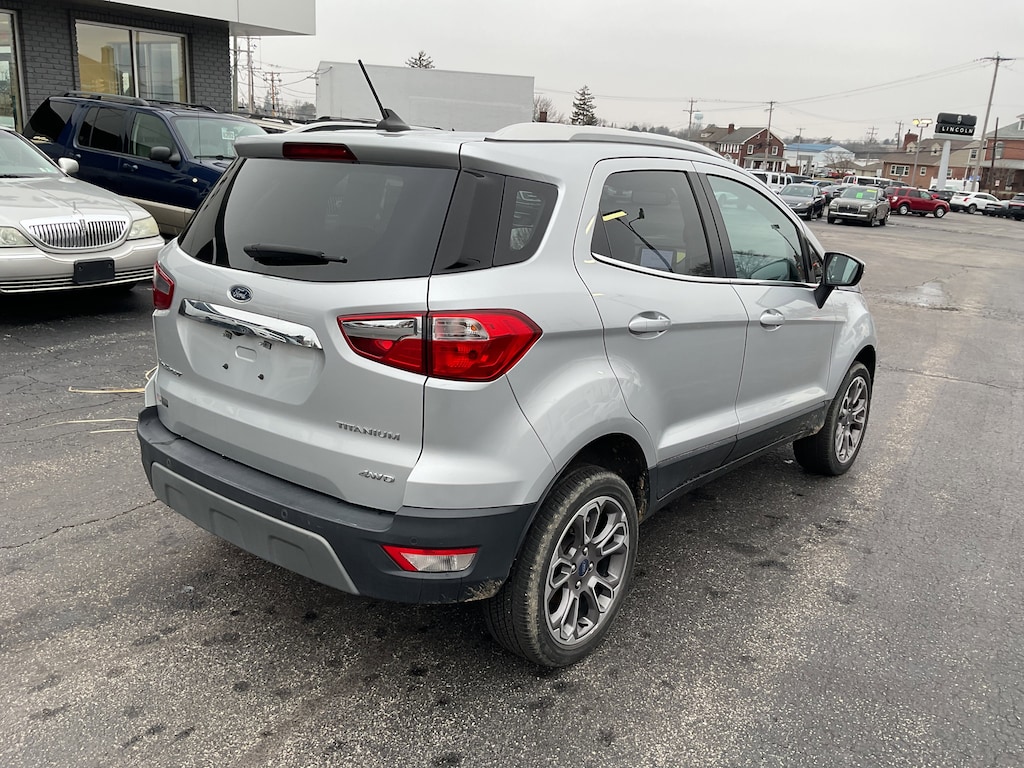Used 2021 Ford EcoSport Titanium with Navigation and Heated Leather and St Titanium 4WD