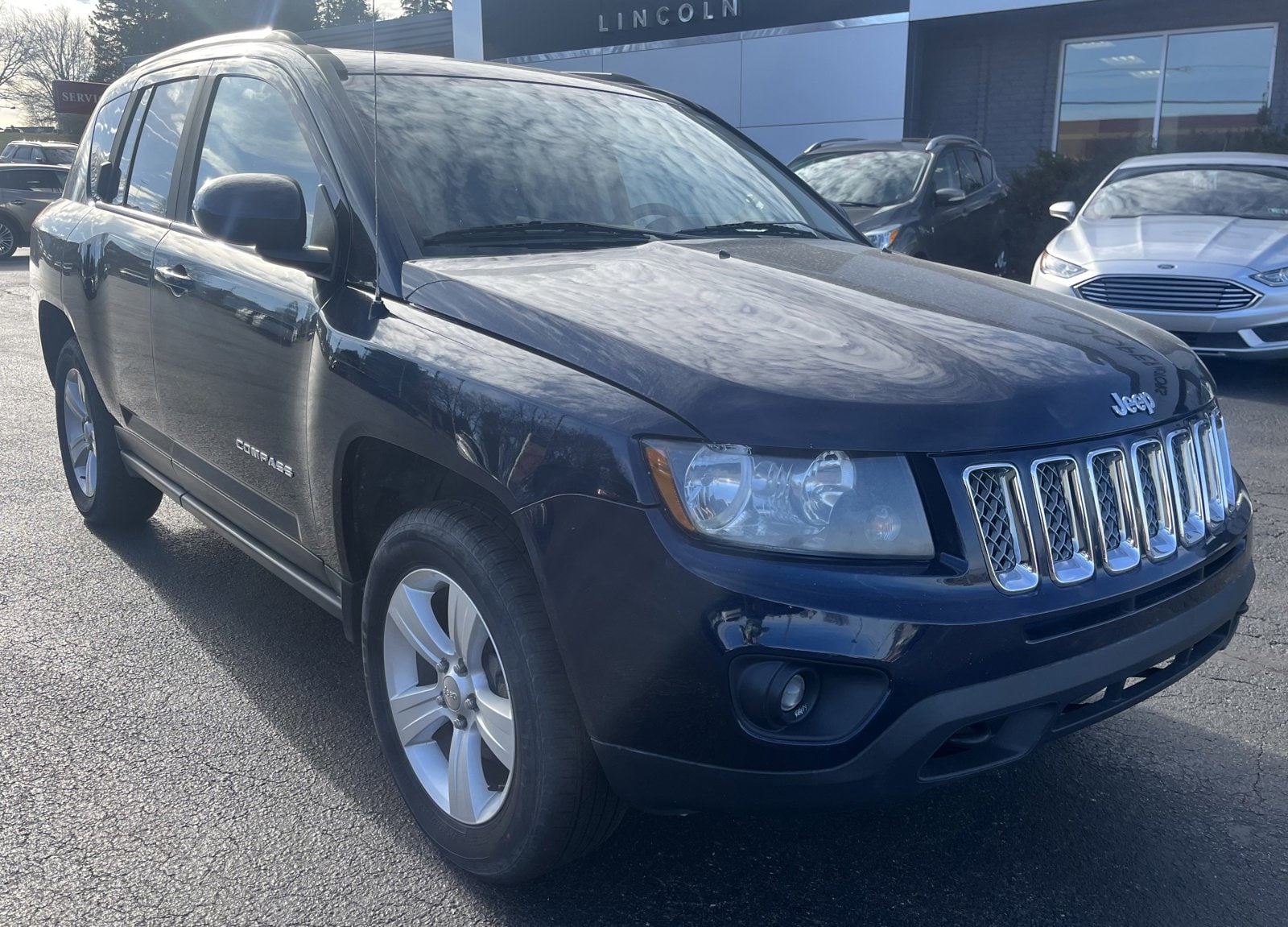 Used 2014 Jeep Compass Latitude with VIN 1C4NJDEB2ED507440 for sale in Hanover, PA