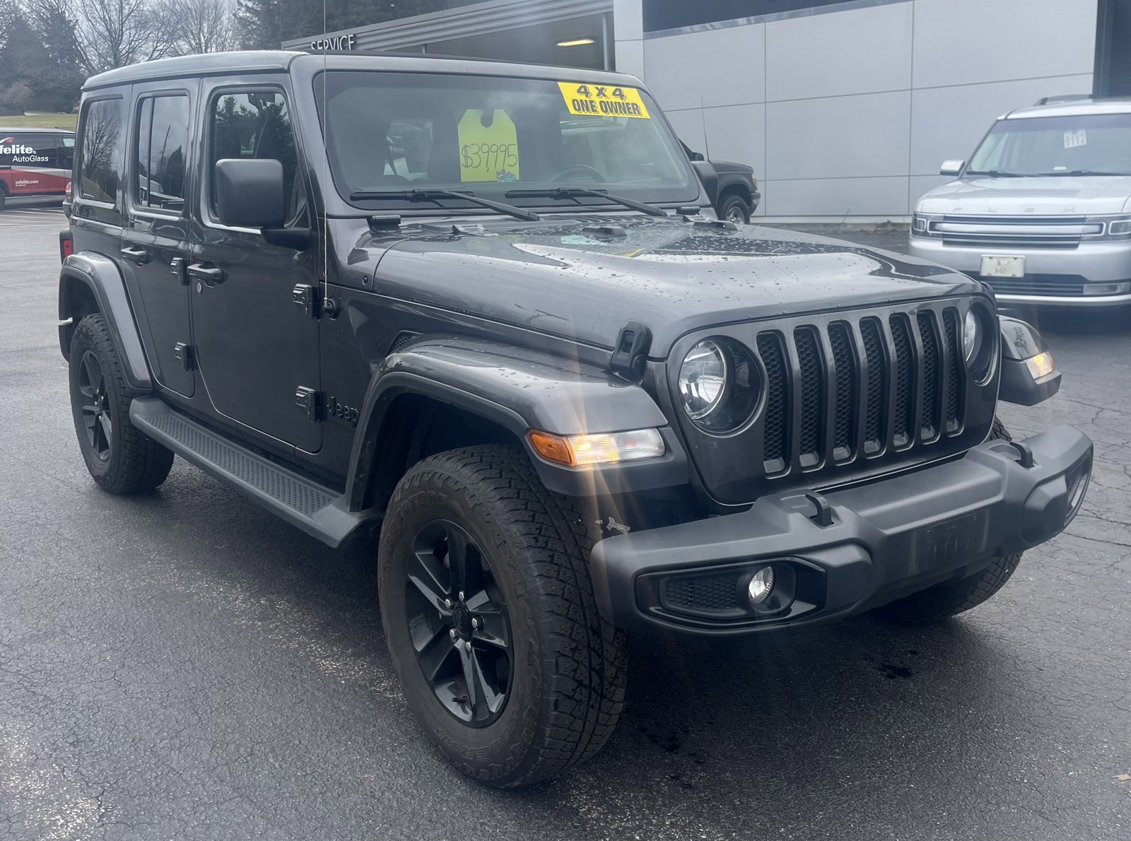 Used 2021 Jeep Wrangler Unlimited Sahara Altitude with VIN 1C4HJXEN8MW848501 for sale in Hanover, PA