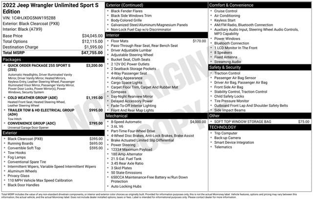 2022 Jeep Wrangler Unlimited Sport S - Photo 33
