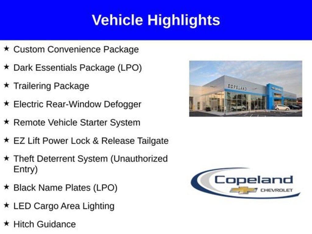 New 2026 Chevrolet Silverado 1500 Custom Trail Boss Truck