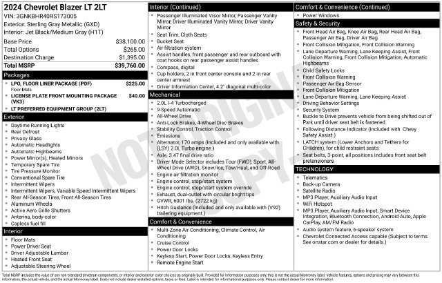 2024 Chevrolet Blazer 2LT - Photo 33