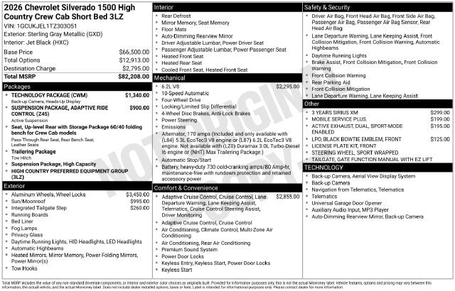 2026 Chevrolet Silverado 1500 High Country - Photo 26