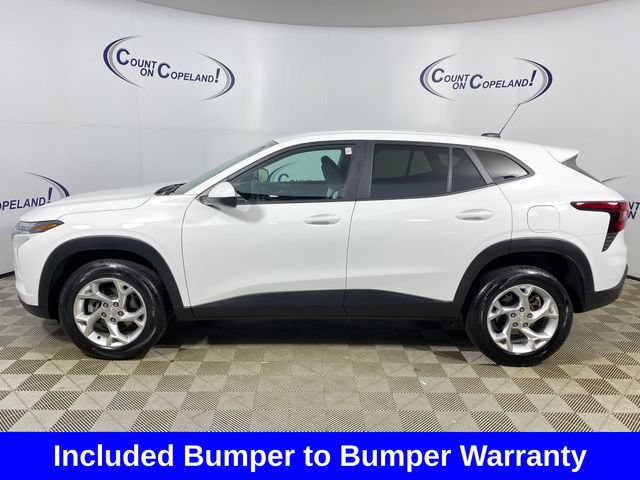 Used 2025 Chevrolet Trax LS with VIN KL77LFEP1SC074301 for sale in Brockton, MA
