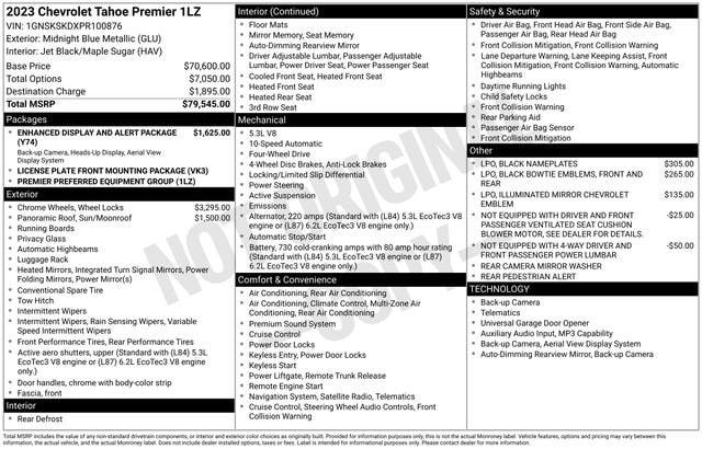 2023 Chevrolet Tahoe Premier - Photo 32