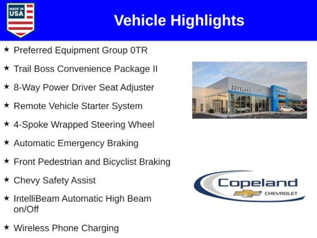 New 2026 Chevrolet Colorado Trail Boss Truck