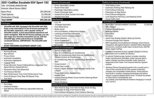 2021 Cadillac Escalade ESV Sport - Photo 33