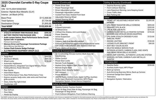 2025 Chevrolet Corvette 2LZ - Photo 26