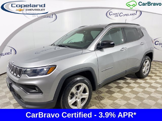 Certified 2023 Jeep Compass Latitude with VIN 3C4NJDBN5PT541027 for sale in Brockton, MA