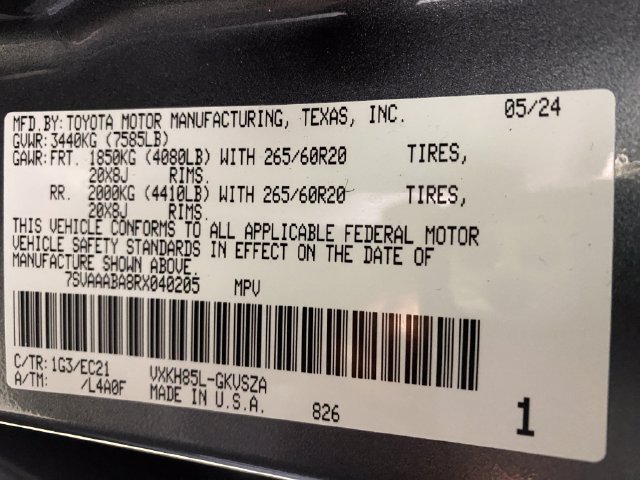 2024 Toyota Sequoia SR5 - Photo 32