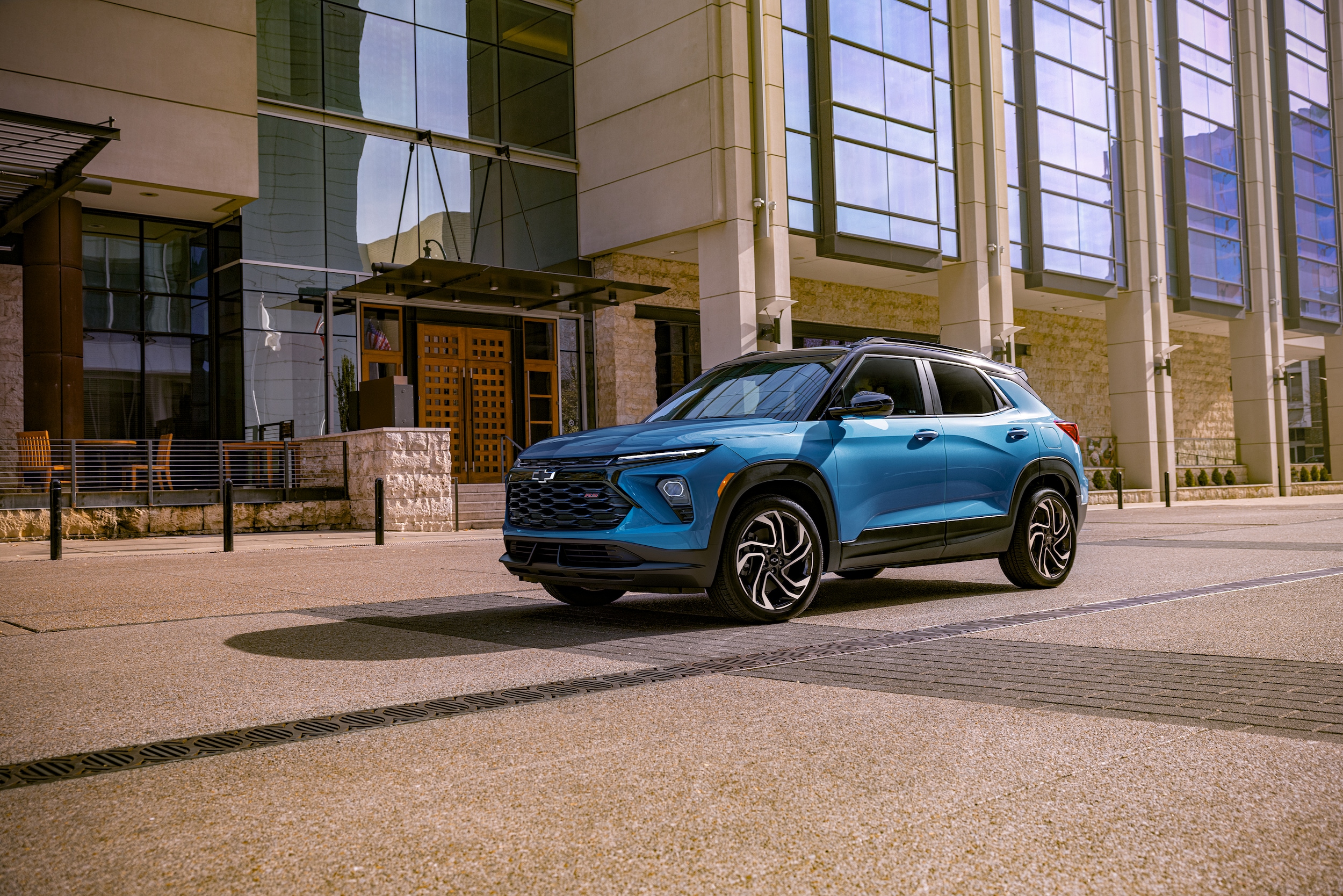 2025 Chevrolet Trailblazer driving in city