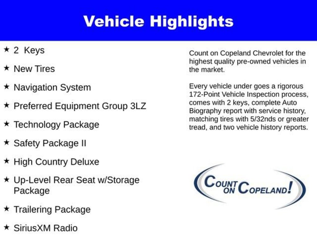 Used 2019 Chevrolet Silverado 1500 High Country Truck