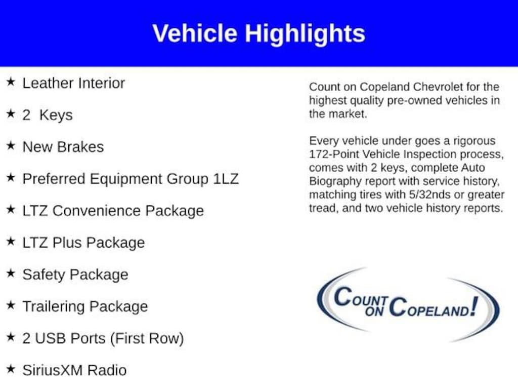 Used 2019 Chevrolet Silverado 1500 LTZ Truck