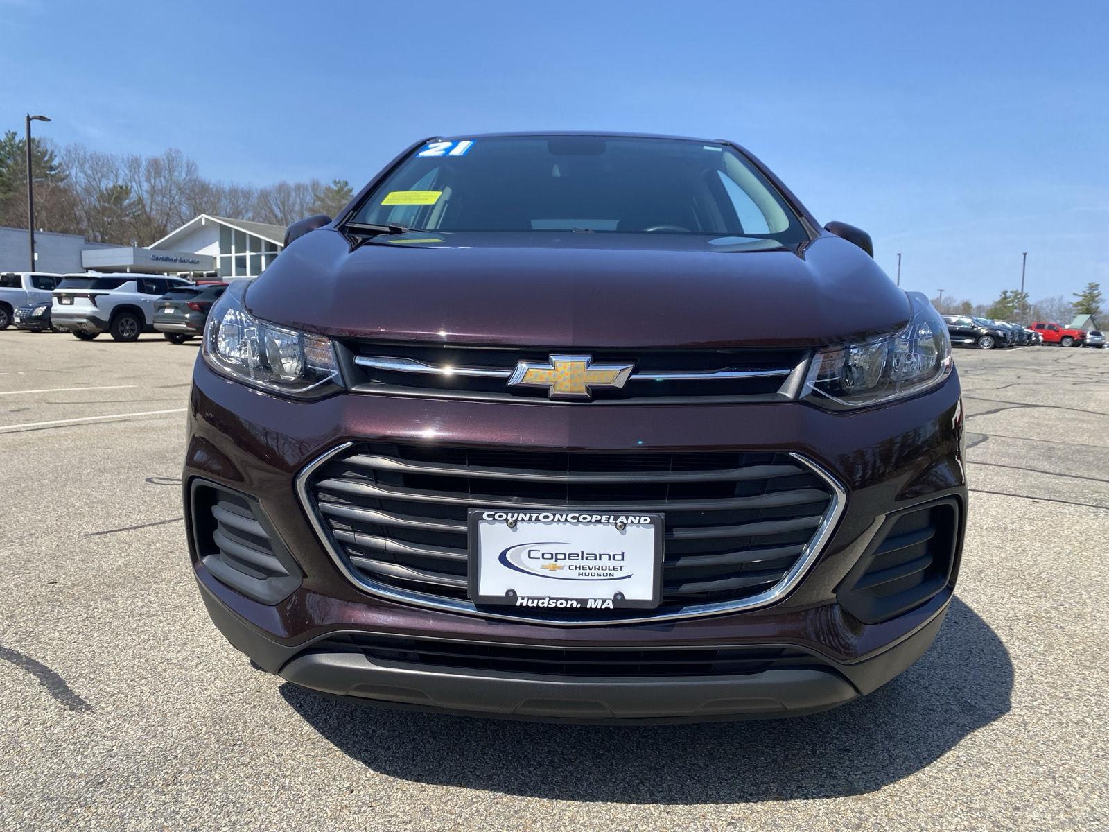 Used 2021 Chevrolet Trax LS with VIN KL7CJNSB4MB310519 for sale in Hudson, MA