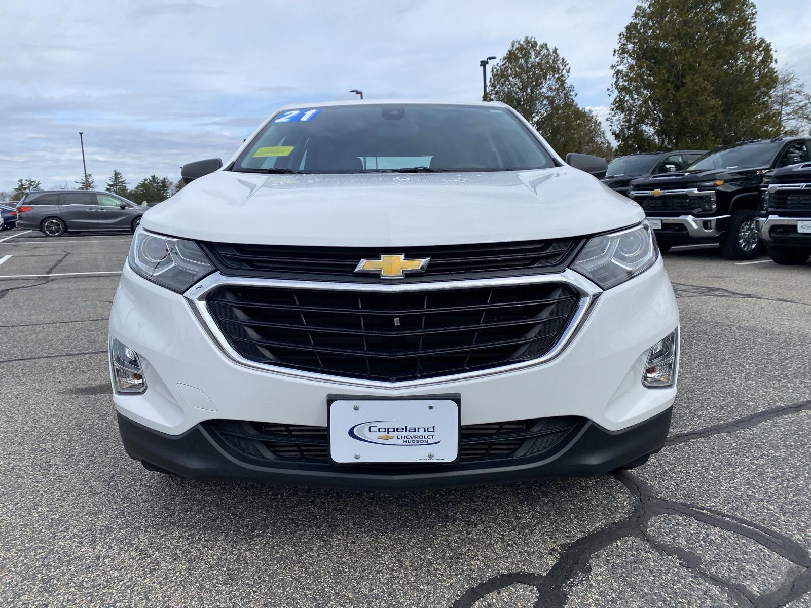 Used 2021 Chevrolet Equinox LS with VIN 3GNAXSEV9MS164790 for sale in Hudson, MA