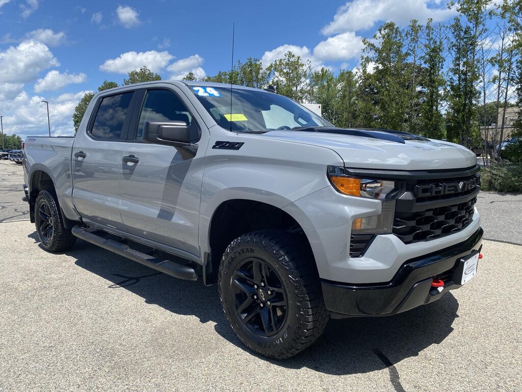 Used 2024 Chevrolet Silverado 1500 Custom Trail Boss Truck Crew Cab