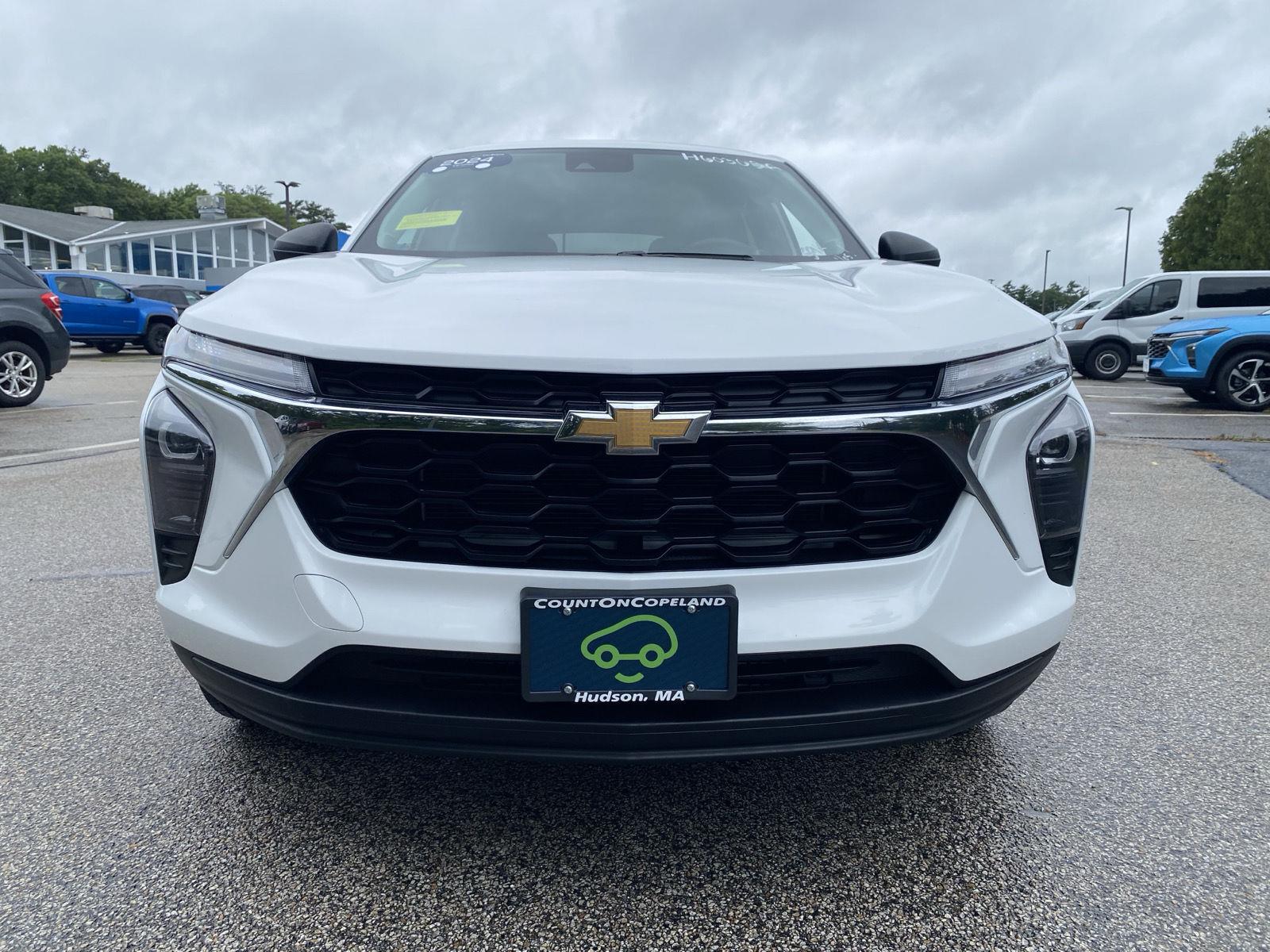 Used 2024 Chevrolet Trax LS with VIN KL77LFE29RC021568 for sale in Hudson, MA