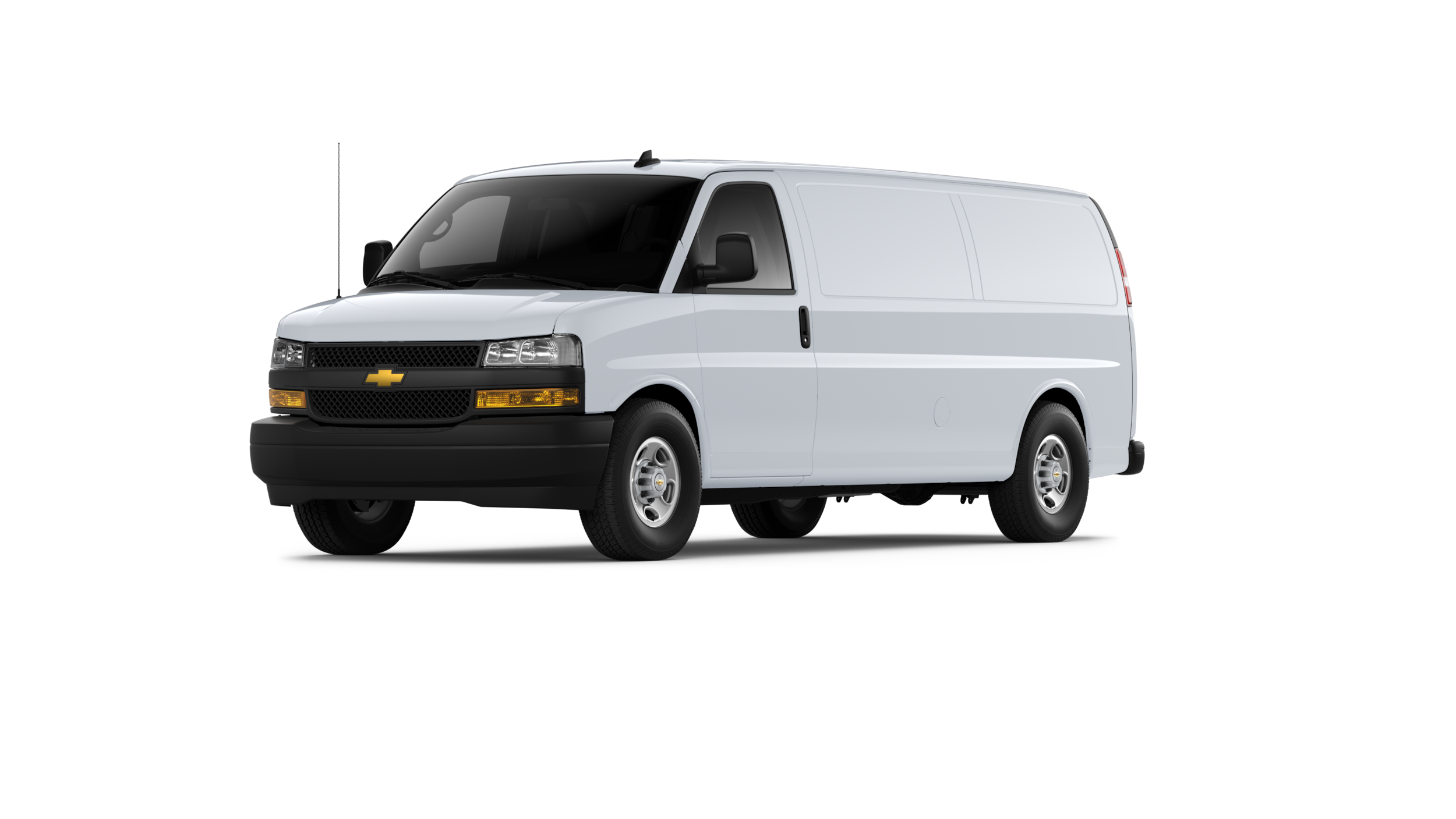 White Chevrolet Express Cargo 2500