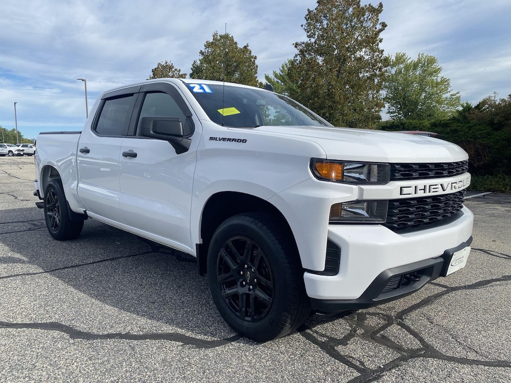Used 2021 Chevrolet Silverado 1500 Custom Truck Crew Cab