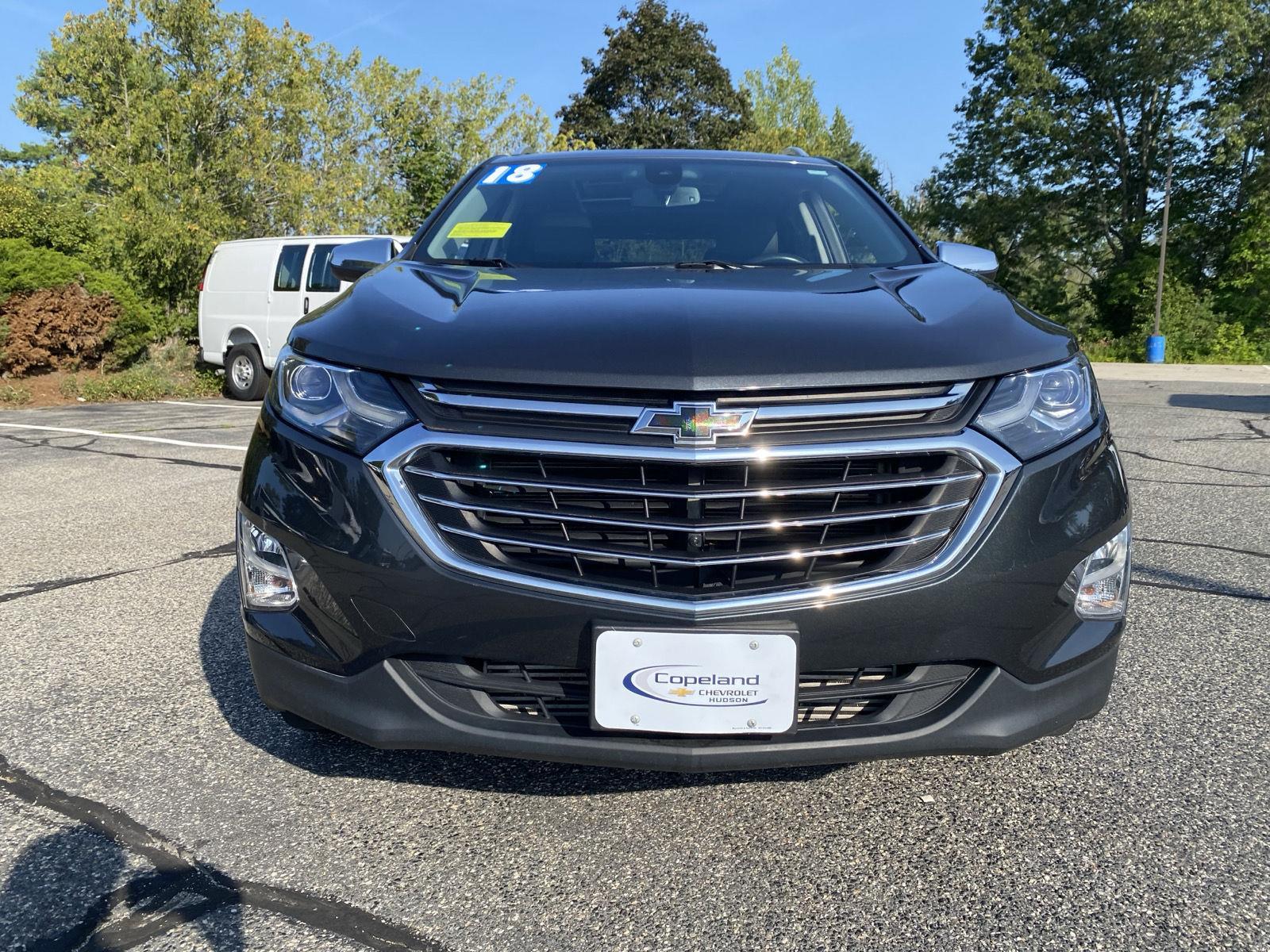 Used 2018 Chevrolet Equinox Premier with VIN 2GNAXWEX6J6159159 for sale in Hudson, MA